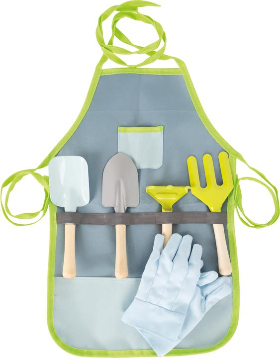 small foot Garden apron with garden tools