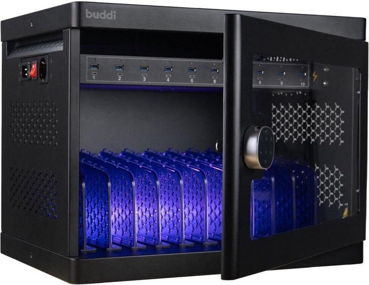Produktbild Buddi Collect Oplaadstation Kast voor 10 Smartphones Zwart (30 W)