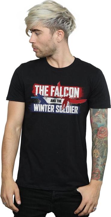 Produktbild The Falcon And The Winter Soldier Action Logo TShirt (L)