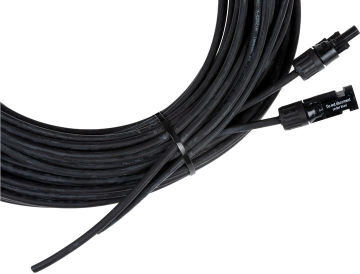 Autarking Set di cavi solari (2 x 20 m), 6 mm2, con 2 spine (Cavo solare)