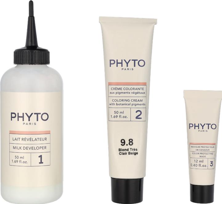 Produktbild Phyto Color Kit Coloration 9.8 Very Light Beige Blonde (9.8 Very Light Beige Blonde)