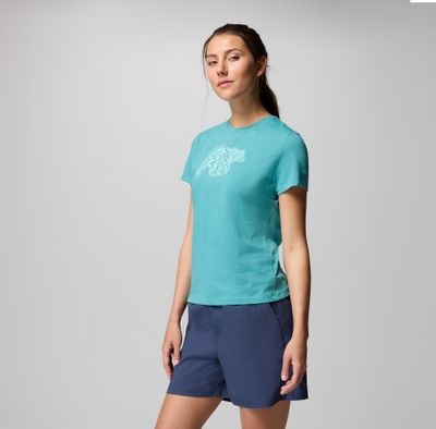 Actual product image Columbia Women's Ruby Springs™ Graphic Fitted Technical T-Shirt (XS)