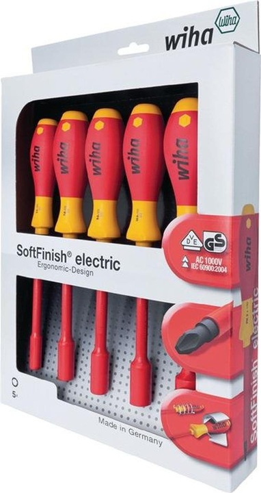 Actual product image Wiha VDE screwdriver set 5 pieces (External hexagon)