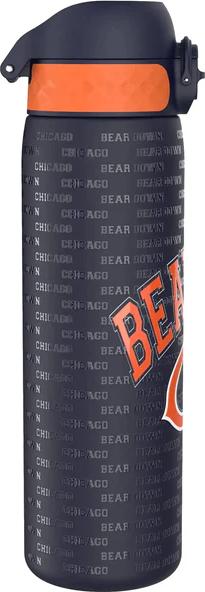 ION8 NFL - Chicago Bears -Auslaufsichere schlanke Wasserflasche, Edelstahl, 600ml (0.60 l)