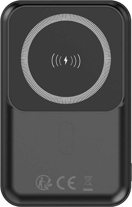 Produktbild Forever kabellose Powerbank MATB-100 PD QC 22,5 W 10000 mAh magnetisch schwarz (10000 mAh, 20 W, 37 Wh)