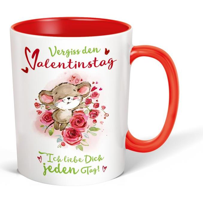 Trötsch, Tasse, Keramiktasse Valentinstag 300 ml (300 ml)
