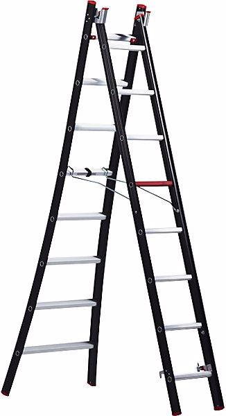 Image du produit Altrex Échelle transformable NEVADA, 2 éléments, noir, 2 x 8 échelons. (Échelle multifonction, 400 cm)
