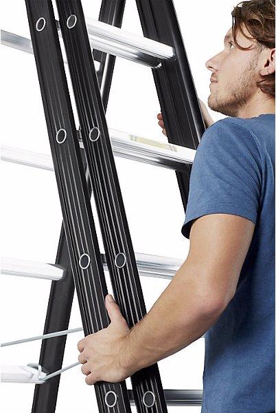 Image du produit Altrex Échelle transformable NEVADA, 3 éléments, noir, 3 x 14 échelons. (Échelle multifonction, 245 cm)