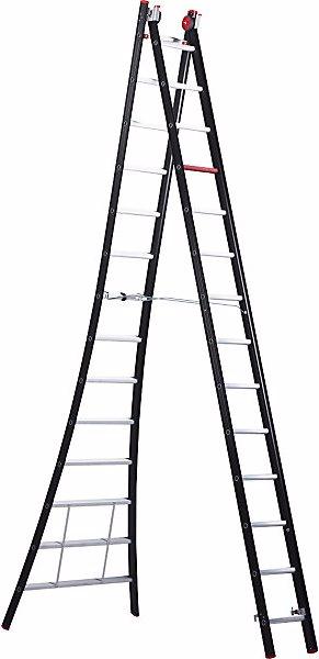 Image du produit Altrex Échelle transformable NEVADA, 2 éléments, noir, 2 x 14 échelons. (Échelle multifonction, 710 cm)