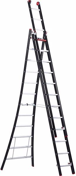 Image du produit Altrex Échelle transformable NEVADA, 3 éléments, noir, 3 x 12 échelons. (Échelle multifonction, 216 cm)