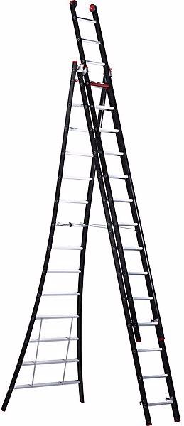 Image du produit Altrex Échelle transformable NEVADA, 3 éléments, noir, 3 x 14 échelons. (Échelle multifonction, 245 cm)