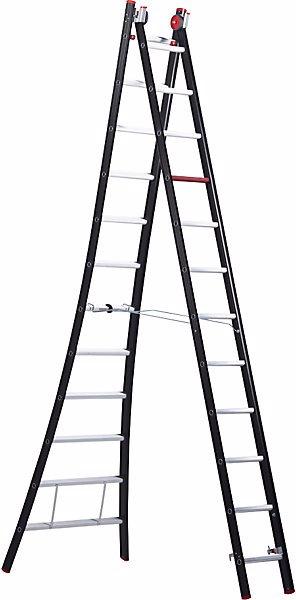 Image du produit Altrex Échelle transformable NEVADA, 2 éléments, noir, 2 x 12 échelons. (Échelle multifonction, 625 cm)