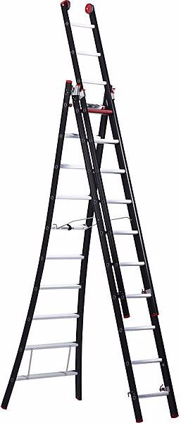 Image du produit Altrex Échelle transformable NEVADA, 3 éléments, noir, 3 x 10 échelons. (Échelle multifonction, 750 cm)