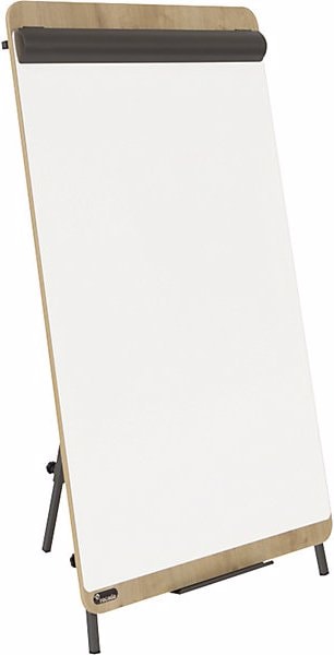 Image du produit Rocada Chevalet de conférence NATURAL, h x l 1950 x 690 mm, cadre façon bois, à trois