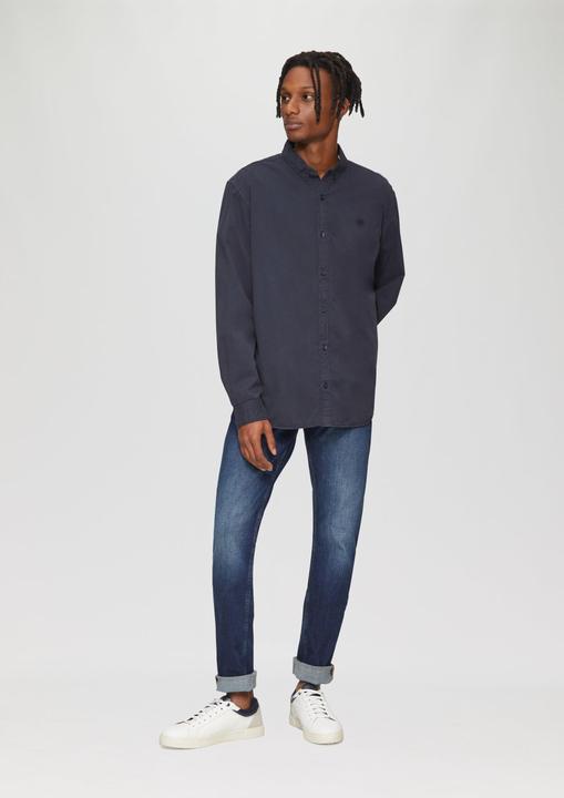 Immagine prodotto s.Oliver Hemd Regular Fit: Twillhemd mit Logostickerei (M)