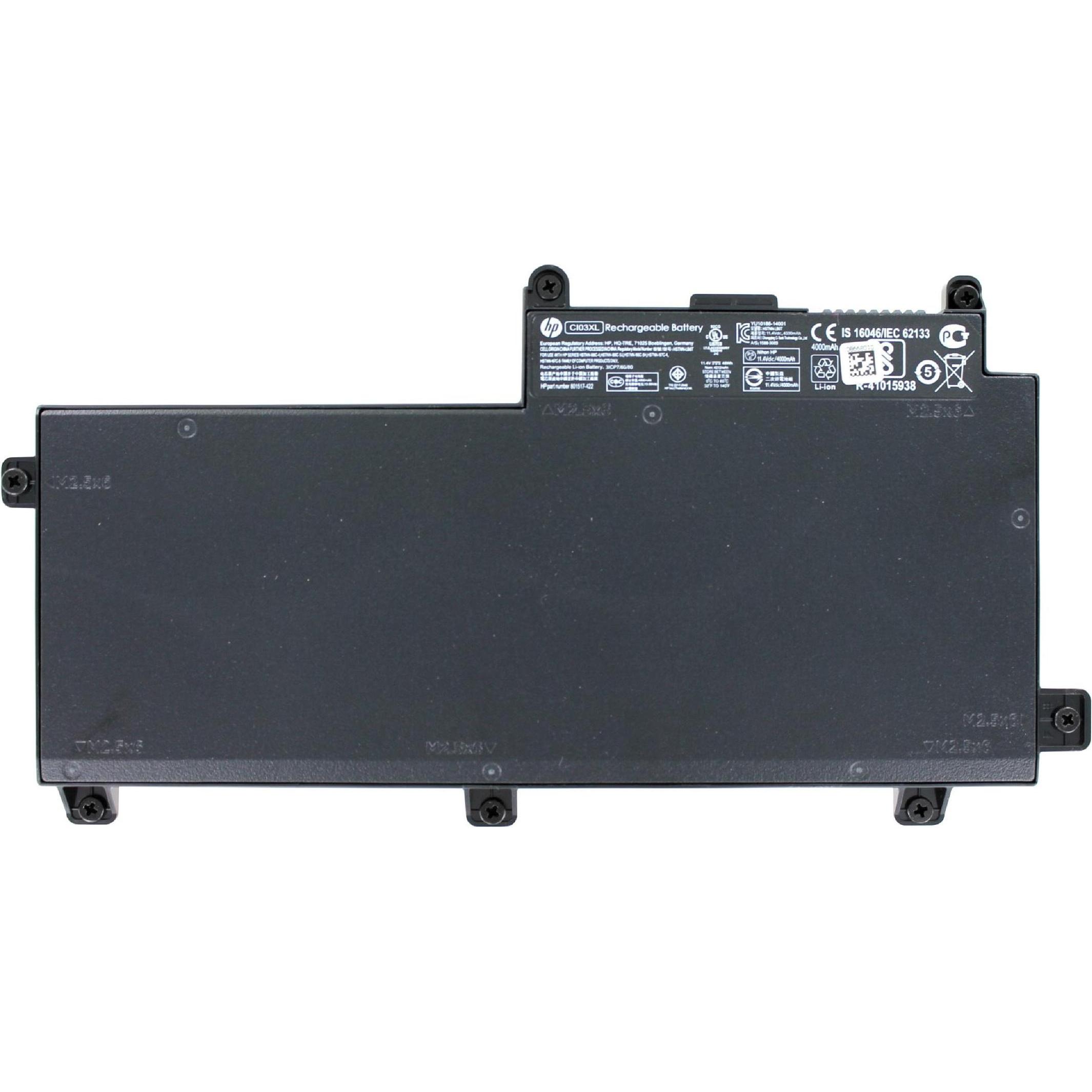 HP Original Akku für CI03048XL (1 Zellen, 4200 mAh), Notebook Akku, Schwarz