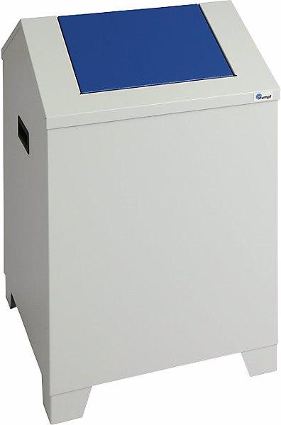 Immagine prodotto Bidone per cascame, capacità 73 l, grigio chiaro/blu genziana. (73 l)