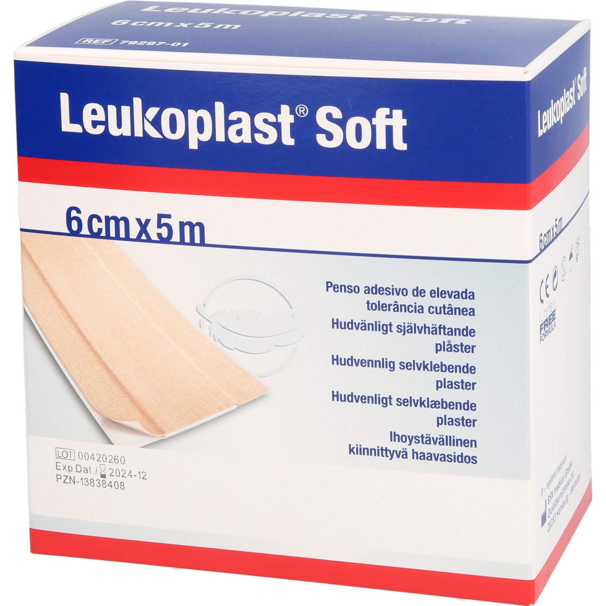 BSN, Pflaster, Soft 6cmx5m (1 x)