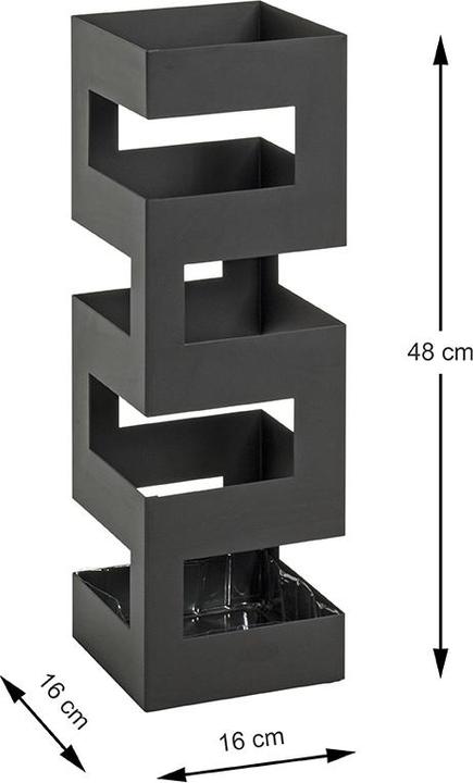 Actual product image HAKU Möbel Cast Iron Umbrella Stand, Rectangular