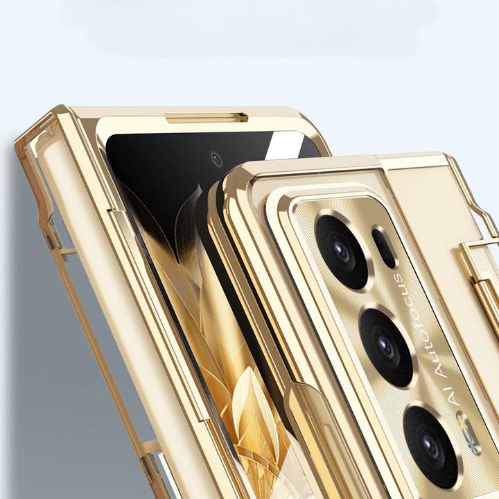 Actual product image Cover-Discount Honor Magic V2 - 360-degree protective case with kickstand gold (Honor Magic V2)
