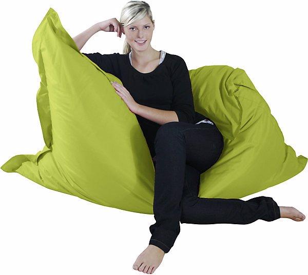 Immagine prodotto Kinzler Poltrona a sacco gigante XXL, largh. x prof. 1800 x 1400 mm, verde mela.
