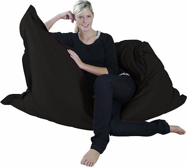 Immagine prodotto Kinzler Poltrona a sacco gigante XXL, LxP 1800 x 1400 mm, nero.