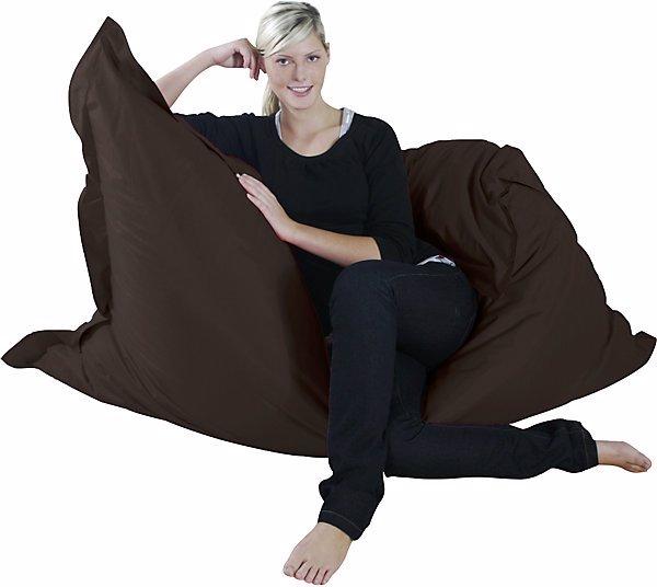 Immagine prodotto Kinzler Poltrona a sacco gigante XXL, largh. x prof. 1800 x 1400 mm, marrone scuro.