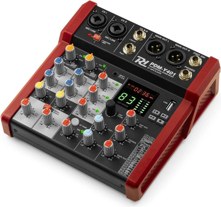 Power Dynamics Mischpult PDM-Y401 (Studio- und Livemixer)