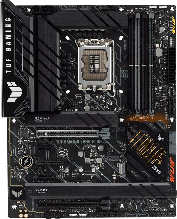 Produktbild ASUS TUF GAMING Z690-PLUS MB LGA1700 4xDDR5 4xM.2 4xSATA (LGA 1700, Intel Z690H, ATX)