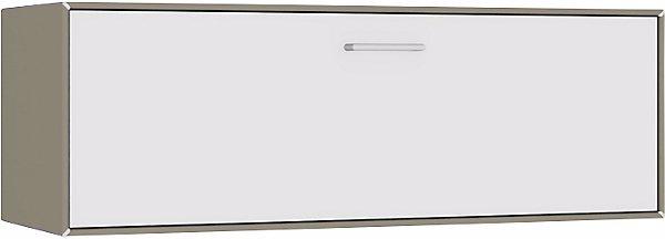 Image du produit Mauser Caisson suspendu, 1 casier bar, largeur 1155 mm, gris beige / blanc pur. (115.50 x 38.50 x 38.50 cm)