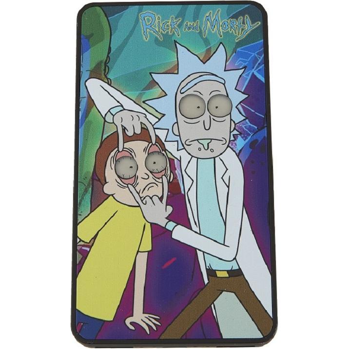INNE Rick & Morty Powerbank 4000 mAh Light-Up Eyes (4000 mAh), Powerbank
