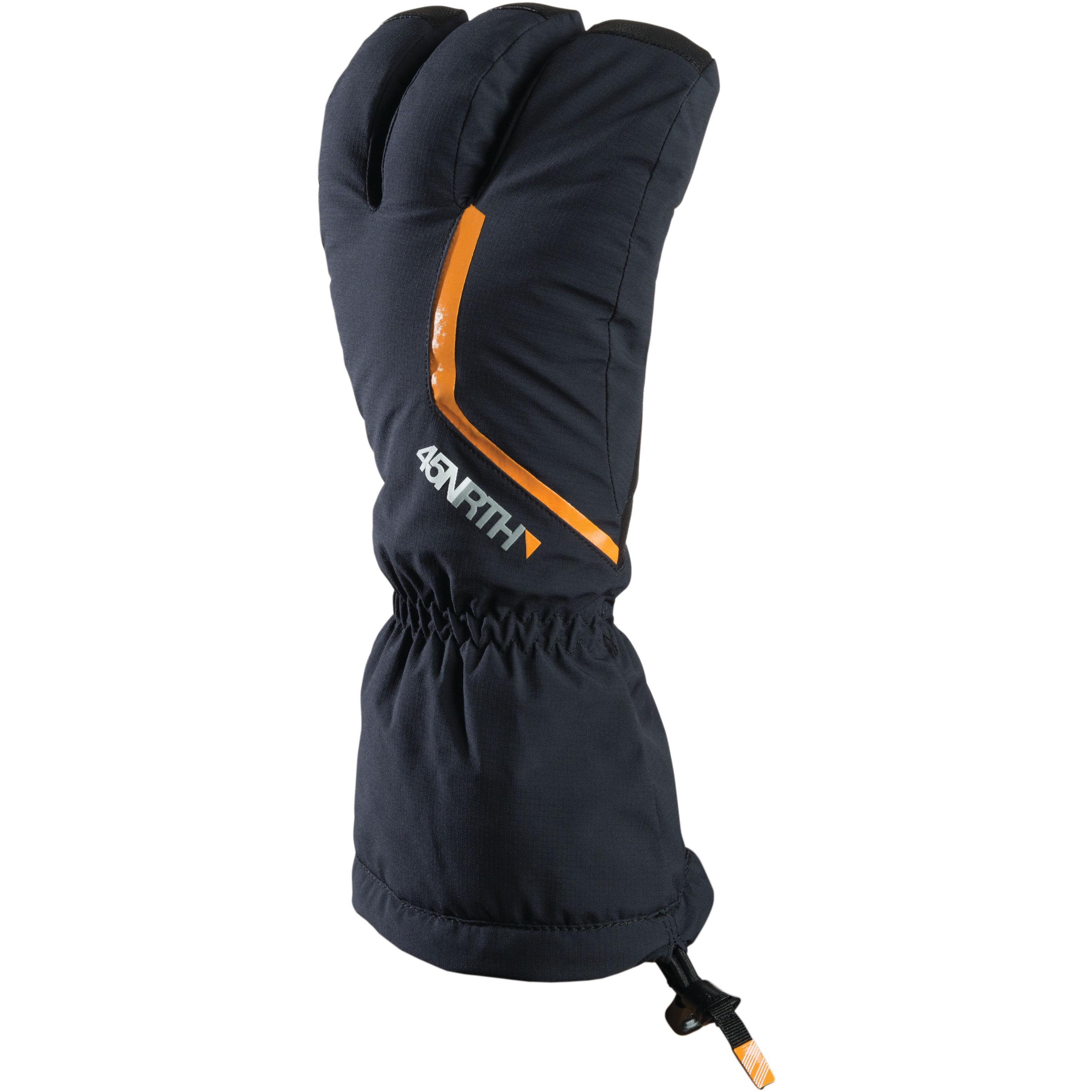 45NRTH, Guanti, Sturmfist 4 Finger Handschuh, black, XS/6 SALE, Nero, (6, XS)