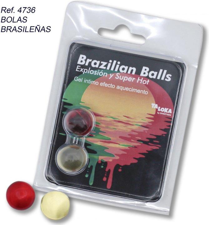 Immagine prodotto Taloka 2 Palline Brasiliane Gel Eccitante Ad Effetto Super Caldo