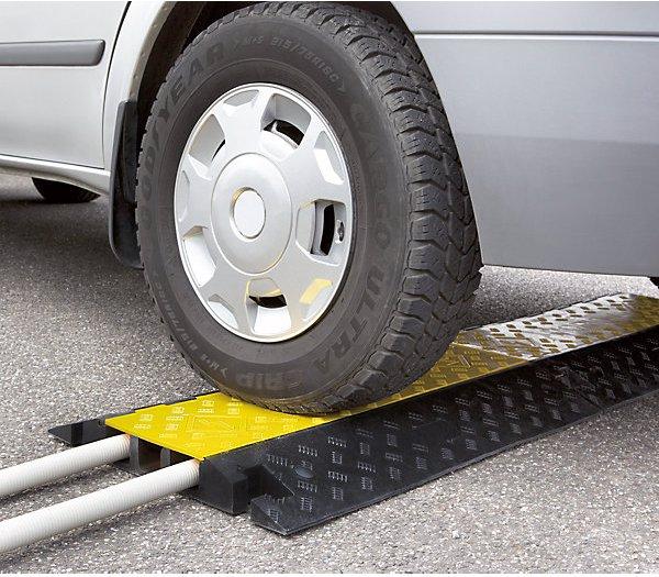 Image du produit Moravia Grande gaine protège-câbles, élément interface, noir/jaune. (Pont de câbles, 59.70 cm)