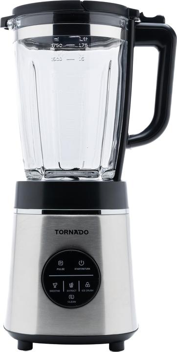 Produktbild Tornado Blender 1400W, Smoothie Maker, 1.75L Glass Jar, Stainless Steel (1400 W)