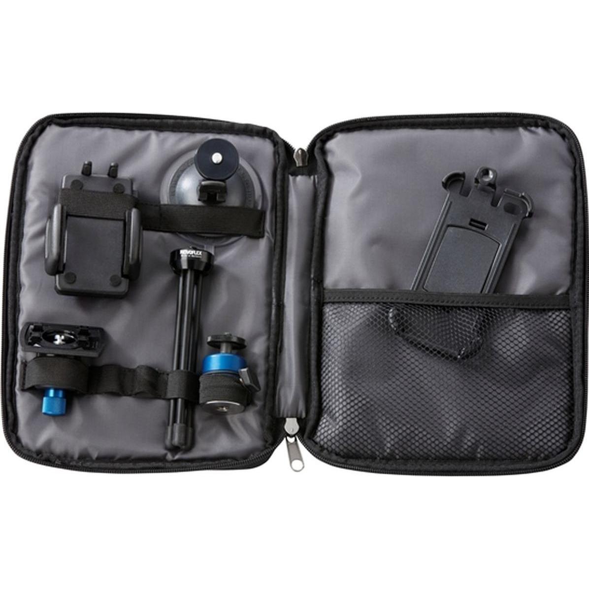 Novoflex Kit telefonico (Universale), Cover smartphone, Nero, Blu