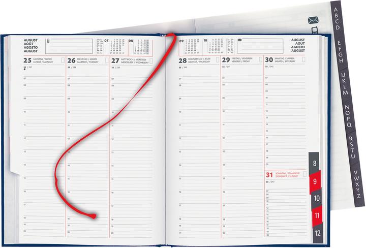 Image du produit Biella Agenda commercial Orario (17.8 x 23.5 cm, 1 semaine / 2 pages)