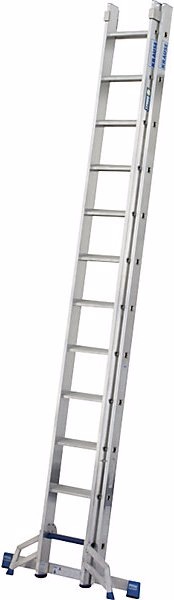 Image du produit Krause Échelle coulissante professionnelle STABILO + S, combinaison de marches et (Échelle simple, 355 cm)