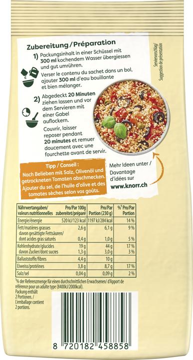 Produktbild Knorr Easy Grains Quinoa 160 g (160 g)