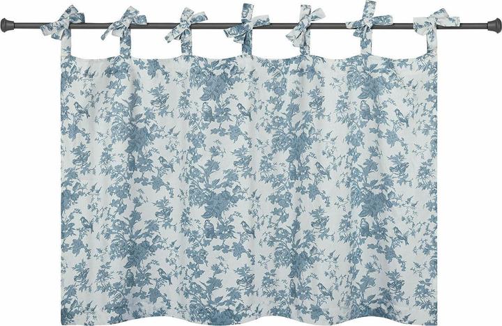 Loberon Tenda a disco Emilie blu/beige (85 x 140 cm)