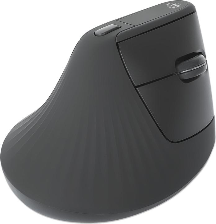 Actual product image Manhattan Vertical Ergonomic Wireless USB Mouse (Wireless)