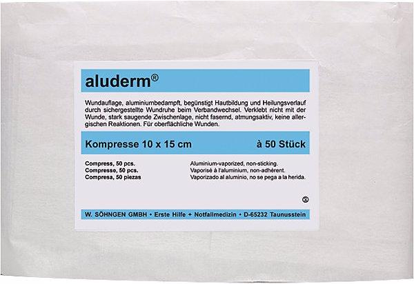 Immagine prodotto Söhngen Compressa aluderm®, confezione sterile, conf. da 50 pz., lungh. x largh. 100 x
