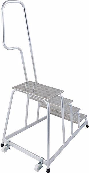 Immagine prodotto Krause Scaletta mobile per lavori di montaggio STABILO, 2 rotelle a supporto fisso (Ponteggio, 114 cm)