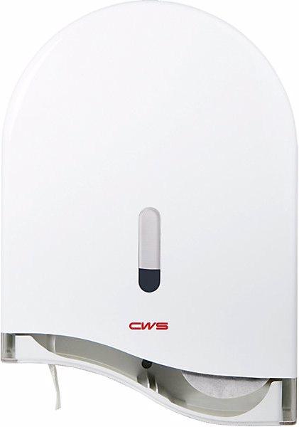 Actual product image CWS Toilet paper dispenser, PARADISE SUPER ROLL, for large rolls, HxWxD 300 x 300 x