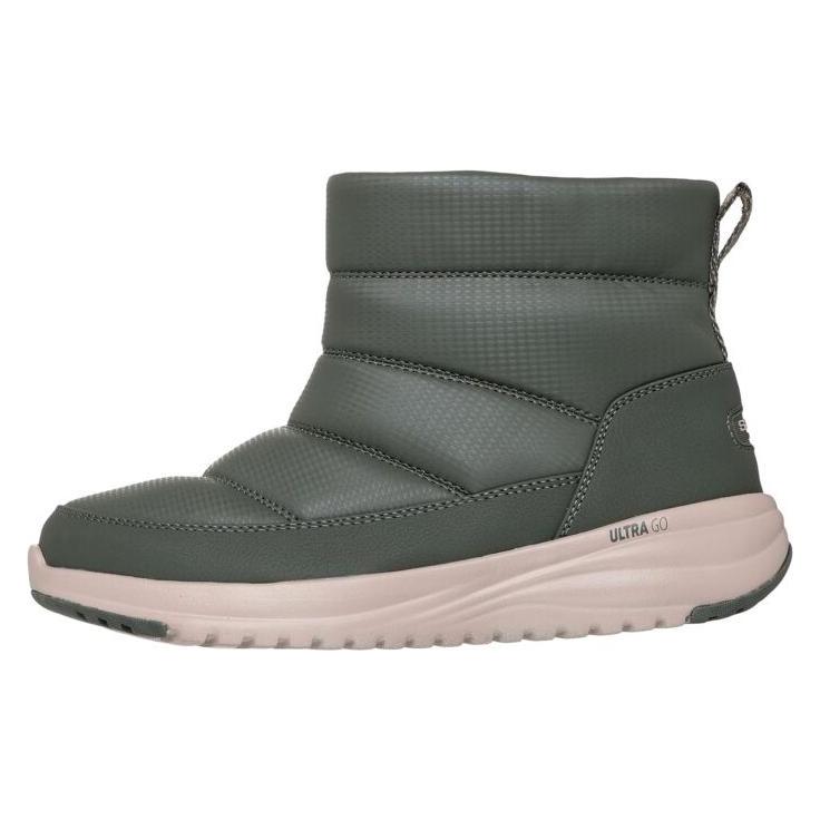 Skechers, Damen, Boots + Stiefel, Schlupfstiefel Olive, Grün, (40)
