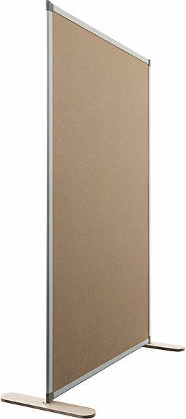 Actual product image smiT NATURAL partition, WxD 1250 x 500 mm, with honeycomb cardboard, height 1850 mm.