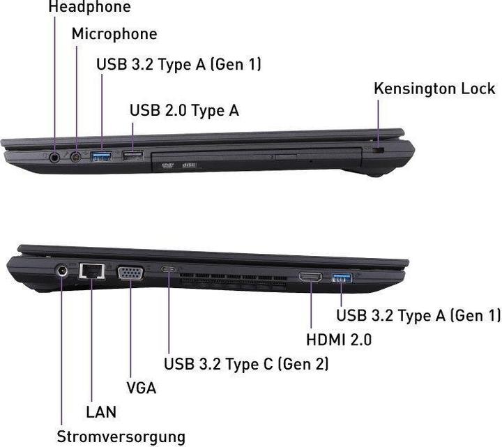 Produktbild Wortmann TERRA MOBILE 1516R i3-1315U W11P - Notebook - Core i3 (15.60", 500 GB, 8 GB, DE, Intel Core Skylake-S)