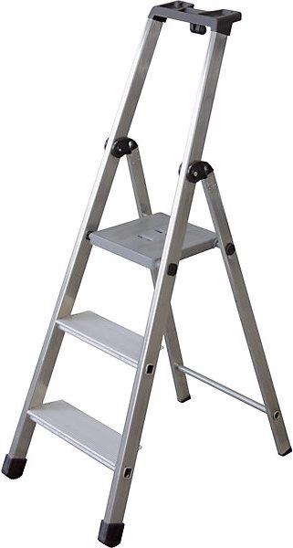 Actual product image Facal Step ladder, single sided access with extra deep steps, 3 steps incl. platform. (Stepladder, 65 cm)