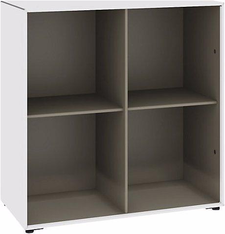 Image du produit Mauser Rayonnage ouvert, 2 x 2 compartiments, blanc pur / gris beige. (77 x 38.50 x 78.50 cm)