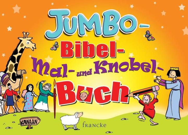 Produktbild Jumbo-Bibel-Mal- und Knobelbuch